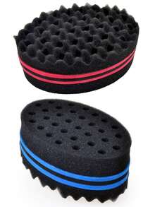 Magic Twist Hair Sponge, Barber Hair Brush Sponge, Styling Tool For Afro Curl, Coils, Dreadlocks - Multicolor - View 22