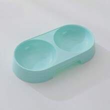 Comedero doble popular tipo macaron para mascotas, tazón de agua para gatos, comedero para perros, suministros para mascotas