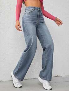 Women Jeans - Medium Wash - View 3