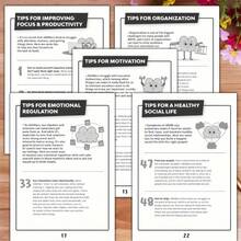 3-In-1 ADHD Workbook: 101 Expert Tips For Habit Improvement, Stress Relief Coloring, And Practical Goal Planning - The Ultimate Guide To Adult ADHD, ADHD Journal | Colorful Brain Design | Detailed Goal Setting