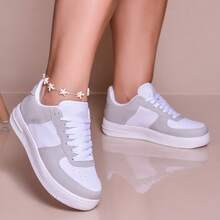 Casual Sneakers Unisex Fashion Blogger Beautiful And Comfortable - Beige - View 7