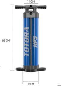 Inflatable Paddle Board Tent, High Pressure Dual-Action HP5 Pump - Blue - View 7