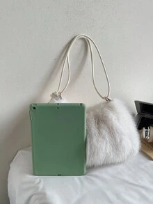 Autumn/Winter Niche Fluffy Handbag For Women, 2025 New Versatile Crossbody Shoulder Underarm Furry Bag