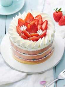 1pc (6/8/10/12 Inch) Round White Cake Boards, Cake Board Base,For Bakery Baking, Cake DIY, Desserts, Wedding Celebrations, Birthday Parties, Snacks, Cupcake Display Trays, Themed Parties,Wedding Party - Multicolor - View 5