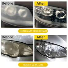 Car Headlight Repair And Polishing Kit, Headlight Scratch Remover, Repair Paste, Oxidation Remover, Headlight Polishing Wax
