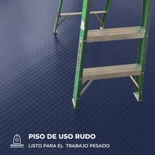 VINILMAX Piso Antiderrapante Resistente de 140 cm de Ancho x 100 cm de Largo | Antideslizante, Textura Rugosa, Soporte Non Woven, Fácil de Instalar | Ideal para Pasillos, Escaleras, Bodegas, Coches, Gimnasios, Talleres - Azul Marino - Ver 12