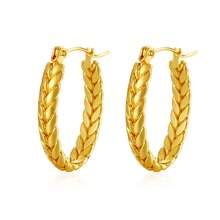 1 Pair Minimalist Multi-Layer Stainless Steel Earrings, Versatile For Women Daily Wear And Dates