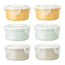 3pcs Baby Food Storage Container, 300ml  PP5 Material, Leak-Proof, Portable Fruit Container, Microwave & Refrigerator Safe