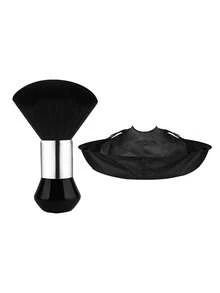 1件/2件装 60厘米防水专业美发披肩，可折叠沙龙理发袍，银色，成人通用尺寸，美发工具