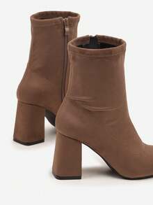 Weiche Veloursleder Ankle Boots - Damen Lässig Herbst/Winter Stiefel