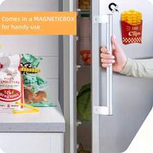 12-Pack Magnetic Food Clips - Adorable Chip Bag Sealers For Kitchen Pantry Organization, Keep Snacks Fresh With Fridge Storage