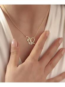 定制明星签名项链 - 个性化韩流偶像吊坠，配不锈钢吊牌，送给韩国流行音乐组合粉丝的完美礼物，女士时尚首饰，女士珠宝 - 多色款式2 - 查看 7