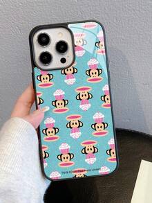 官方授权 Paul Frank 二合一亚克力手机壳，全方位防震保护摄像头，适用于 13/14/15/16/17 Pro Max - 彩色 - 查看 3