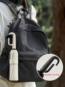 1PC 10 Bone Automatic Buckle Oversized Fully Automatic Umbrella, Thickened And Reinforced Men's/Women's Foldable Sun Protection Umbrella For Both Rain And Sunshine | Foldable, Reinforced Thickened Sunshade & Student Umbrella(Pay Attention To The Size And Weight Of The Product)