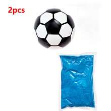 2/3pcs Set (Includes Football + Blue Powder Pack + Pink Powder Pack) Gender Reveal Football Party - Multicolor - View 8