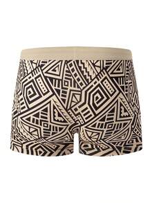 4pcs/Pack Men's Underwear Boxer Briefs, Comfortable Sports Shorts For Teenagers - Multicolor - View 2