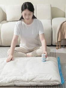 3 Pieces 1-Piece Set Of Vacuum Compression Bags, Extra Thick Storage Bags, Household Quilts, Waterproof And Moisture-Proof Compression Bags, Travel Dormitory Storage Bags, Travel Compression Bags