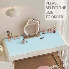 1 件防水防污桌垫，适用于梳妆台、化妆台、写字台、学生宿舍、办公室