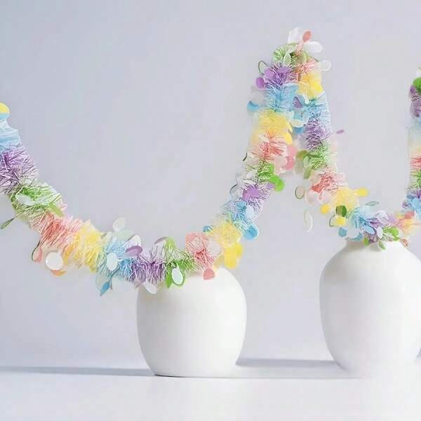 2m PET Decorative Streamers - For Easter, Oktoberfest, Christmas, Birthday & Wedding Party Decor (Indoor/Outdoor Use) Home Decor Christmas Decorations Room Decor Winter