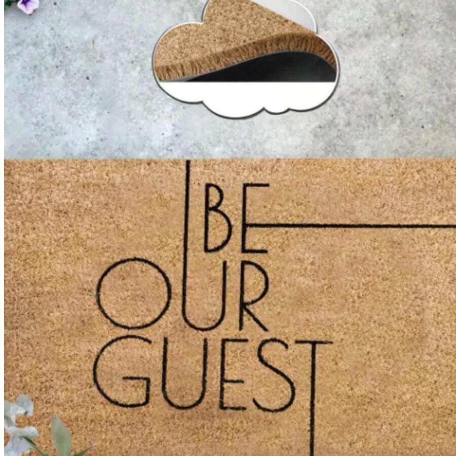 Thảm chùi chân bằng xơ dừa tự nhiên 40x60 cm với lớp lót PVC 100% chắc chắn – Bề mặt chải chống trơn trượt, giữ bụi bẩn – Độ dày 18-22 mm, bền chắc, sử dụng được cả trong nhà và ngoài trời. SẢN XUẤT TẠI THỔ NHĨ KỲ. - màu đen - Xem 1