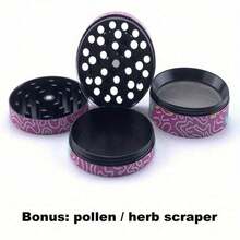 1.6/2 Inch Devil Hand Herb Grinder Spice Mill Mortar Pestle Salt Crusher Tobacco Bud Vanilla 4 Sections Zinc Alloy Portable Smoking Accessories Cigarette Tool Gift