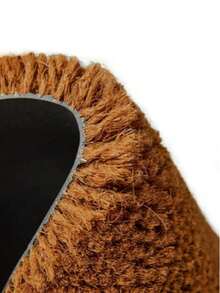 40x60 厘米天然椰棕门垫，采用耐用的 100% PVC 背衬 - 防滑、防尘刷表面 - 18-22 毫米厚耐用垫子，适合室内和室外使用，土耳其制造 - 紅色 - 查看 3