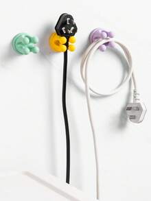 2025家居新品推荐-免钉硅胶无缝四爪墙钩，浴室牙刷牙膏剃须刀粘钩 - 彩色 - 查看 3