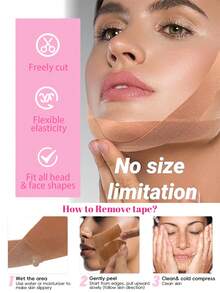 2 Volumes Face Tape | Facial Myofascial Lift Tape For Skin Firming, Tightening | Face, Neck And Forehead Lift Tape | Face Smoothing, Skin Lifting Facial Patches.Christmas, Winter, Pink, Graduation, Birthday, Holiday, Summer, Autumn, Spring, Y2K, Fancy Fashion, Women's Makeup, Makeup Party, Beach Travel, Camping, Outdoor School, Campus Travel, Festival Decoration Gifts, Roses, Girl Role Playing, Best Colors, Charm, Atmosphere