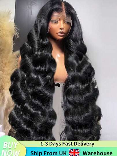 MYLOCKME 200% Density Body Wave 13x6 Transparent Lace Front Human Hair Wig 34 36 Inch Invisible Strap 360 Full Lace Frontal Drawstring Wigs For Women Wear And Go 9x6 6x4 5x5 Pre Plucked Pre Cut Lace Glueless Wigs Human Hair 13x6 Pre Cut Lace Wear And Go Drawstring Glueless Wig Natural Color