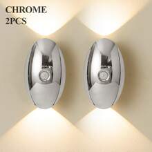 LED智能感应壁灯，室内人体感应壁灯，无线LED壁灯，电池供电夜灯，粘胶设计，可旋转，便携，易于安装，色温和亮度可调 - 彩色 - 查看 19