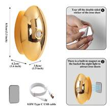 LED Smart Sensor Neon Wall Lamp, Indoor Motion Sensor Wall Lamp, Wireless LED Wall Light, Battery-Powered Night Light, Adhesive Design, Rotatable, Portable, Easy To Install, Adjustable Color Temperature And Brightness, Suitable For Hallways, Bathrooms, Bedrooms, Kitchens, Cabinets, Stairs, Entrances, Bedside, Tables, Closets, Home Decoration, Living Room Decor, Motion Sensor Light, Bedside Lamp, LED Light, Cordless Light - Multicolor - View 11