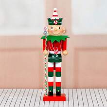 Extra Large Christmas Nutcracker Ornament - Traditional Wooden Nutcracker, Holiday Christmas Decoration - Framed King, Commemorative - Colorful Puppet - Christmas Gift - Suitable For Christmas Decoration, Bedroom, Living Room, Closet, Office, Dorm Room. Home Decoration, Christmas Party Decoration Supplies - Merry Christmas - Multicolor - View 9