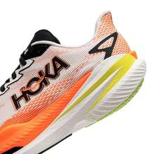 Hoka Giày chạy bộ Mach X 3, giày thể thao nam thường ngày, 1168720-WNG - Trắng/Cam huỳnh quang - Xem 8