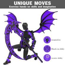 1 件 3D 打印 T13 多关节可动泰坦人偶 - 游戏玩家的完美桌面装饰，理想的圣诞节和万圣节礼物 - 彩色 - 查看 3