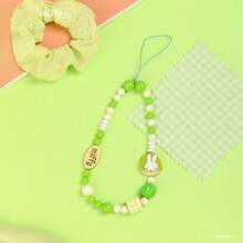 Official Miffy Beaded Charm Blind Box - Adorable Multi-Functional Phone Strap/Lanyard/Wrist Cord/Bag Charm, Perfect Gift For Girls