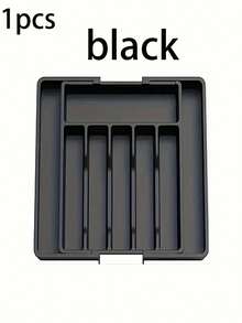 1 pieza Caja de almacenamiento de cubiertos de gran capacidad, bandeja de cubiertos expandible, organizador de utensilios para cuchillos, tenedores, cucharas, palillos, almacenamiento en el mostrador de la cocina, adecuado para regalos de vacaciones, regalos de cumpleaños, regalos de Navidad, regalos de Halloween, regalos del Día de la Madre, regalos del Día de San Valentín, regalos de Acción de Gracias, decoración del hogar, almacenamiento para fiestas y Navidad