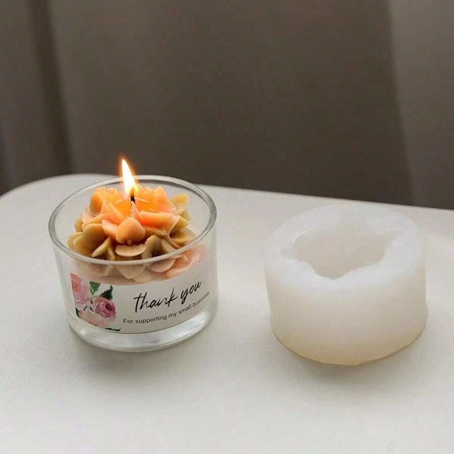 Hydrangea Flower Mold Decoration Plant Soap Molds Flowers Candle Moulds Bouquet Handmade Making Clay Silicone Molds