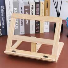 Look Bookshelf Wooden Reading Bookshelf Children's Reading Stand Notebook Stand Reading Anti-Myopia Bookshelf - 彩色 - 查看 4