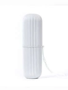 1/2/3/4 pezzi Set portatile da viaggio per spazzolino da denti, include tazza di risciacquo con coperchio, contenitore per dentifricio e spazzolino, tazza per risciacquo, corda per tazza spazzolino a colore casuale, contenitore per pennelli trucco, bicchiere da viaggio, spazzolino da denti portatile per coppie, forniture da viaggio, decorazione bagno, accessori bagno, organizzazione dello spazio