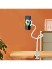 1PC Mobile Phone Clip On Stand (70cm/27.56inch), Bedside Mobile Phone Stand With 360 Degree Rotating Plastic Stand, Flexible Long Arm Gooseneck Stand Installation Fixture With Grip, Universal Mobile Phone Stand For Bed Table, Mobile Phone Stand For Lazy People, Universal Adjustable Stand For Bedside Desktop Live Streaming - Multicolor - View 11