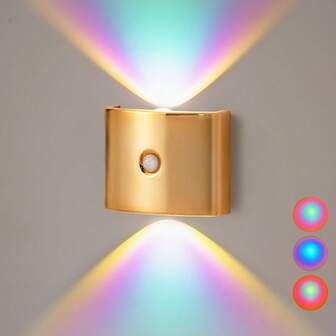 LED Motion Sensor Neon Night Light, Induction Lamp, LED RGB Wall Lamp, USB Rechargeable And 1200mAh Battery Powered, Office Interior Decoration Light, Office Staircase, Under-Cabinet Light, Bedroom Corridor Staircase