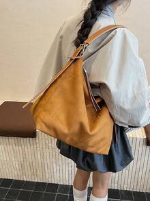Bolso cruzado de moda para mujer, nuevo bolso de hombro de alta gama - Marrón - Ver 3