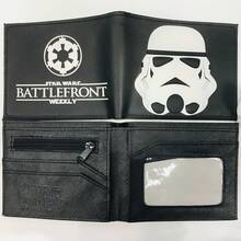 Star Wars 星球大战白武士小巧轻便钱包，便携多层，简约身份证夹，时尚，生日，圣诞节，情人节，周年纪念，情侣礼物，女孩，女士，学校用品，宿舍，名片夹，女士信用卡夹 - 彩色 - 查看 5