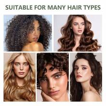 Curly Hair Styling Cream, Moisturizing And Smoothing Formula, Enhances The Elasticity And Shine Of Curly Hair, Easy To Set - Multicolor - View 4