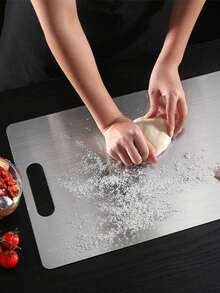 1pc Stainless Steel Cutting Board, Multifunctional & Practical, Minimalist Design