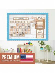Classroom Calendar, 98 Pieces, Bulletin Board, Hadley Designs, Calendars & Planners, Calendar 2025, Calendar Creative Minimalist, Calendar>Teacher, Yearly Calendars, Calendario 2025-2026, Academic Calendar 2025-2026, Wall Calendar 2025, Numbers Calendar, - Neutral - 查看 1