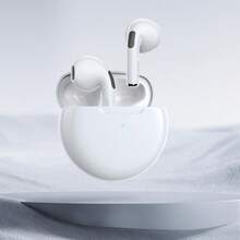 GENAI PRO6 TWS 真无线立体声 HiFi 耳机，无线耳塞式防噪耳机内置麦克风听筒 IPX5 防水，适合运动女性女孩礼物，紫色 - 淡紫色 - 查看 13