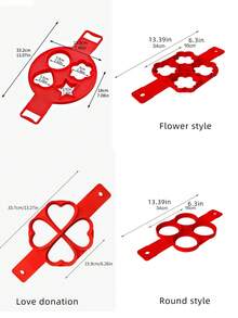 1入組矽膠蛋糕煎餅圈,不沾煎餅模具,烘焙造型煎蛋捲模
