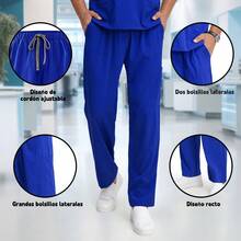 Uniformes Quirurgicos Filipina Hombre Pijama Quirurgica - azul real - Ver 4