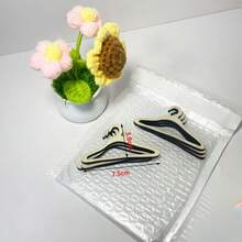 木制鸟形尿布衣架、小雕像、绵羊毛绒娃娃衣服收纳架 - 彩色 - 查看 3